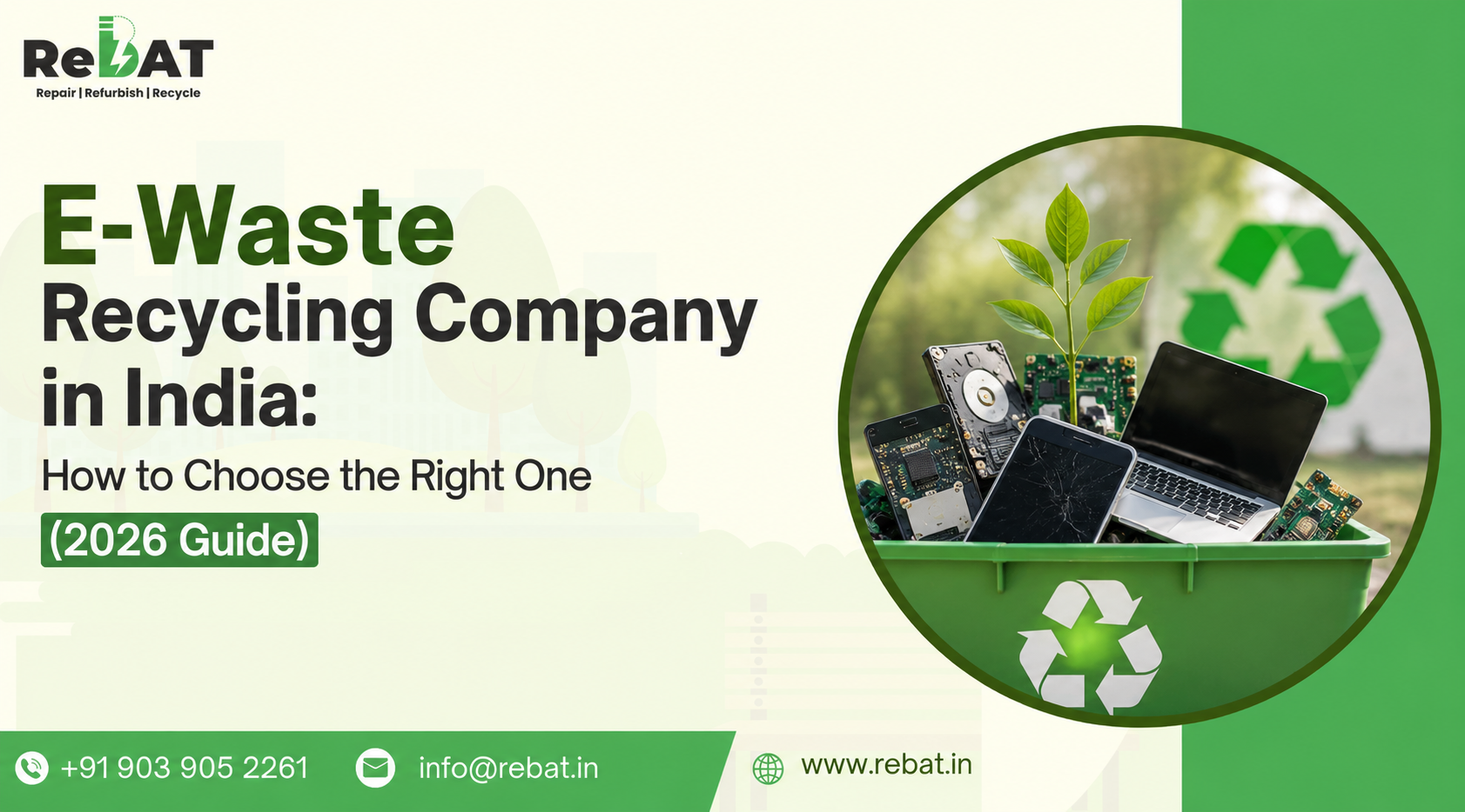 E-Waste Recycling Company in India: How to Choose the Right One (2026 Guide)